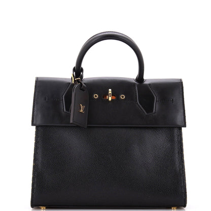 Louis Vuitton City Steamer One Handle Bag Leather