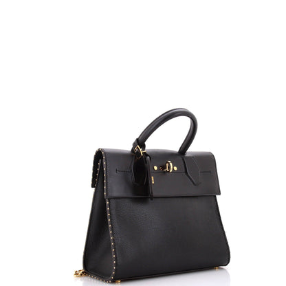 Louis Vuitton City Steamer One Handle Bag Leather