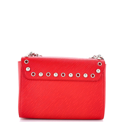 Louis Vuitton Twist Handbag Studded Epi Leather MM