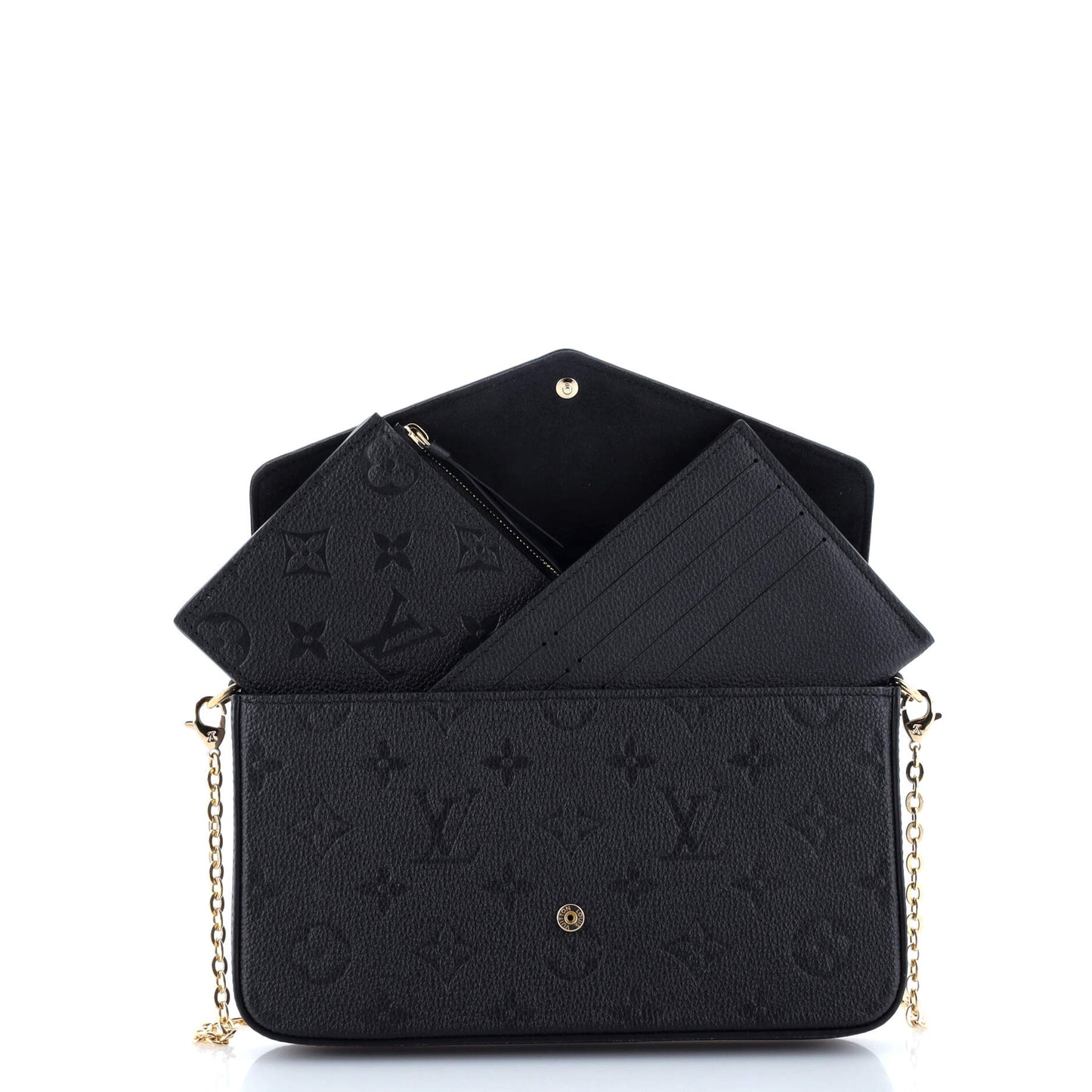Louis Vuitton Felicie Pochette Monogram Empreinte Leather