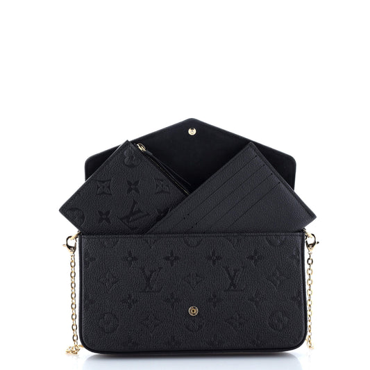 Louis Vuitton Felicie Pochette Monogram Empreinte Leather