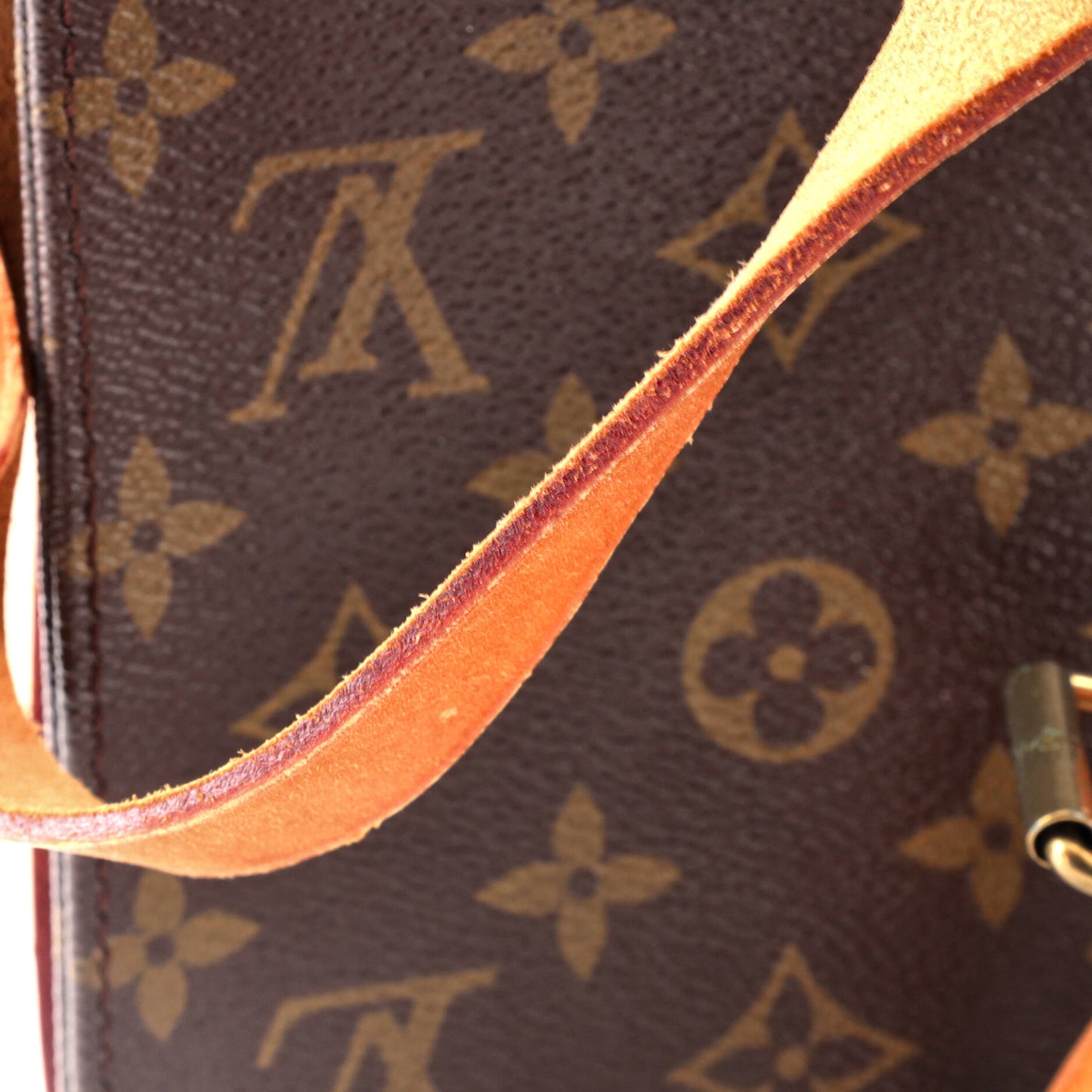 Louis Vuitton Cartouchiere Handbag Monogram Canvas MM