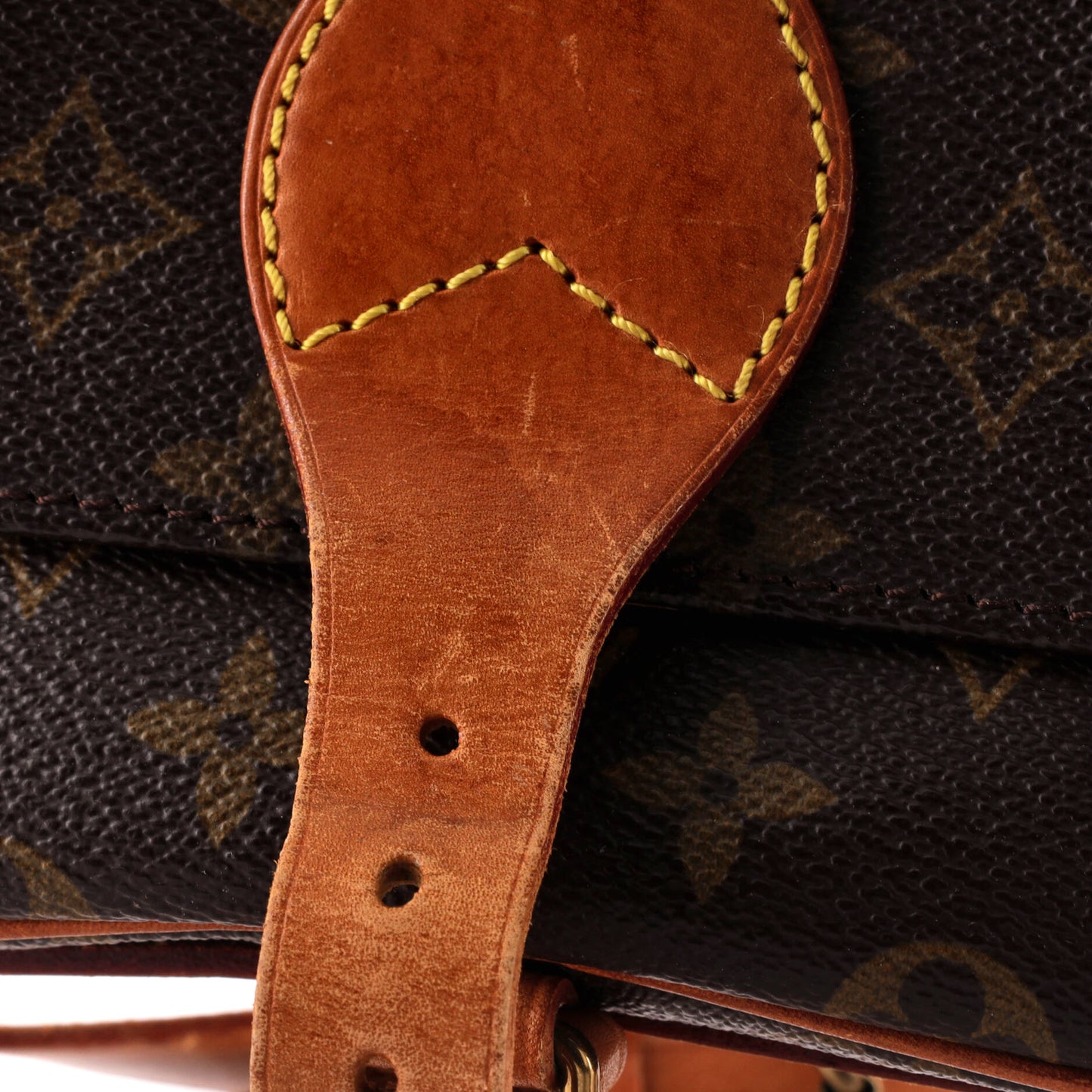 Louis Vuitton Cartouchiere Handbag Monogram Canvas MM
