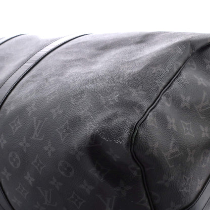 Louis Vuitton Keepall Bandouliere Bag Monogram Eclipse Canvas 55