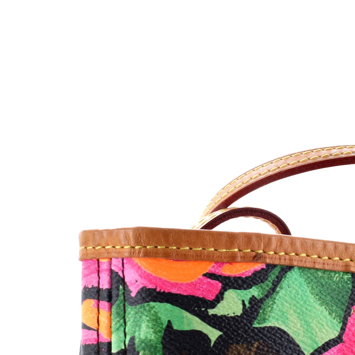 Louis Vuitton Neverfull Tote Limited Edition Monogram Roses MM