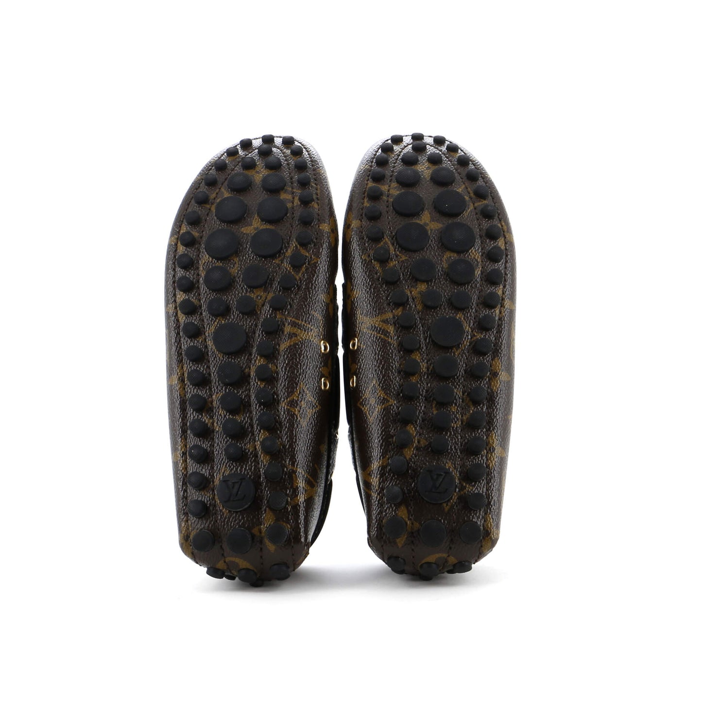 Louis Vuitton Women's Gloria Flat Loafers Reverse Monogram Canvas