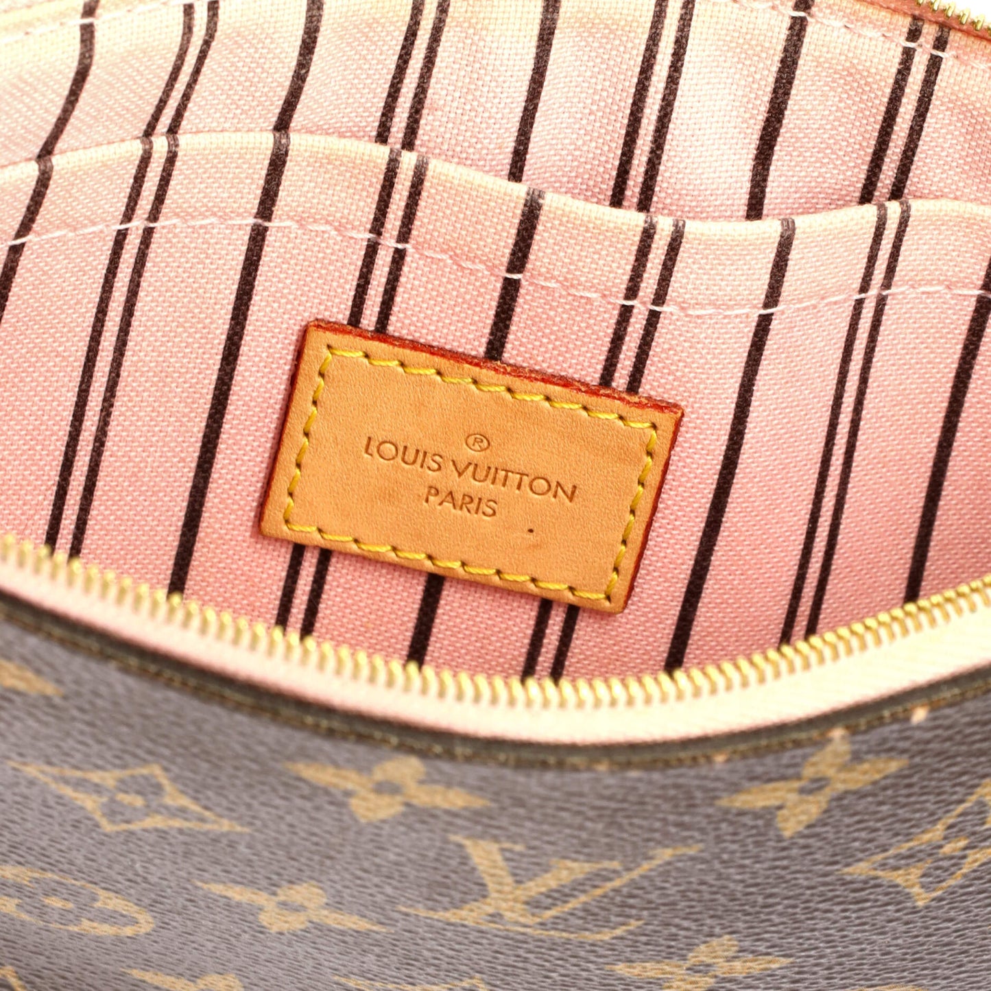 Louis Vuitton Neverfull Pochette Monogram Canvas Large