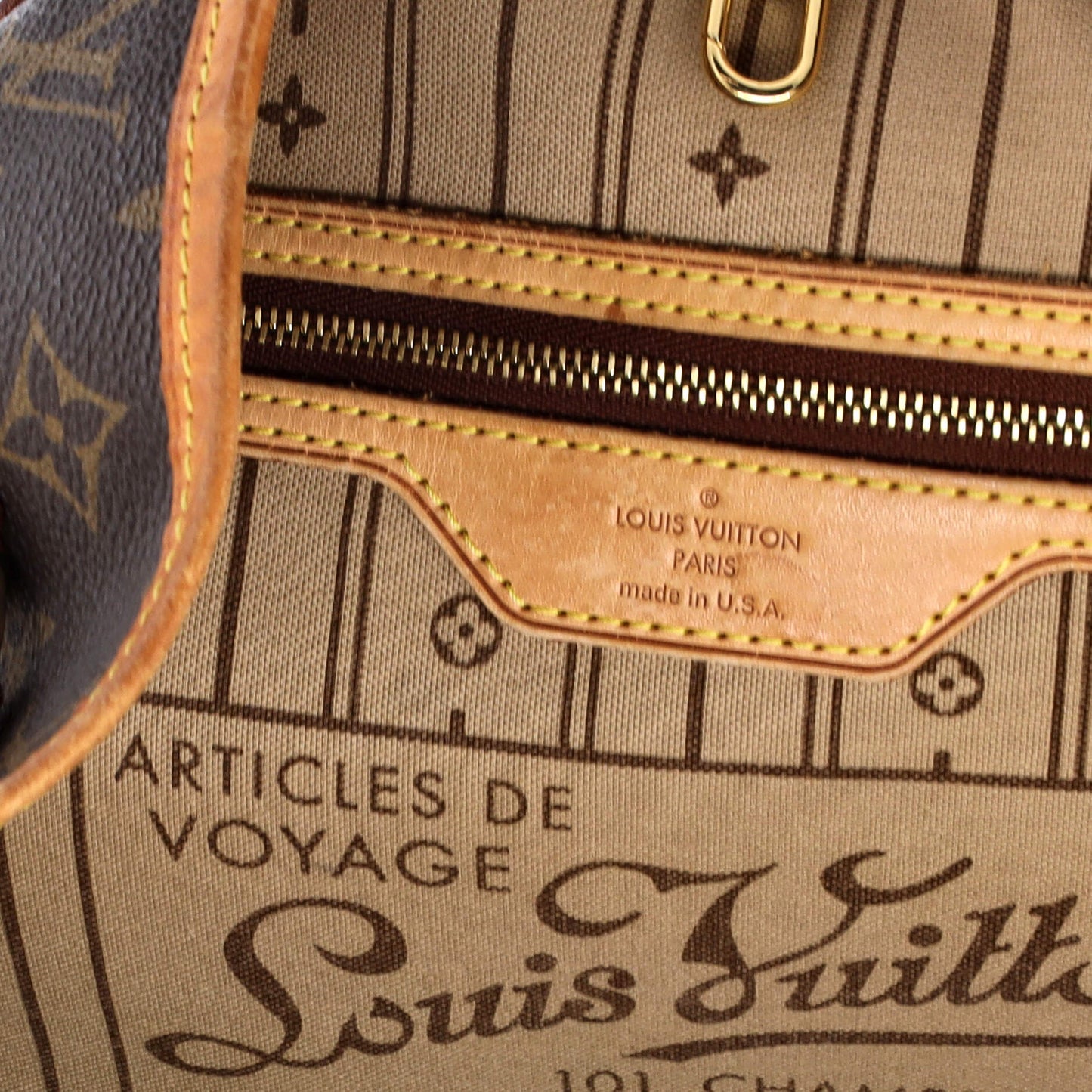 Louis Vuitton Neverfull Tote Monogram Canvas MM