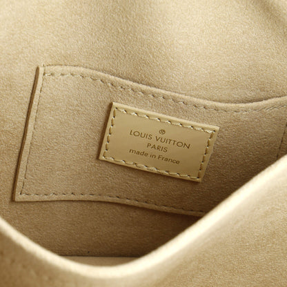 Louis Vuitton Dauphine Shoulder Bag Monogram Cutout Broderie Leather East West