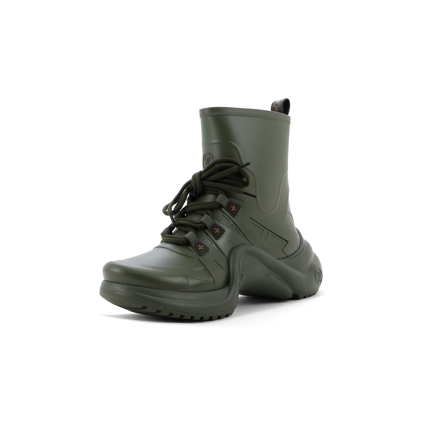 Louis Vuitton Women's Archlight Sneaker Boots Rubber with Monogram Canvas