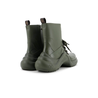 Louis Vuitton Women's Archlight Sneaker Boots Rubber with Monogram Canvas