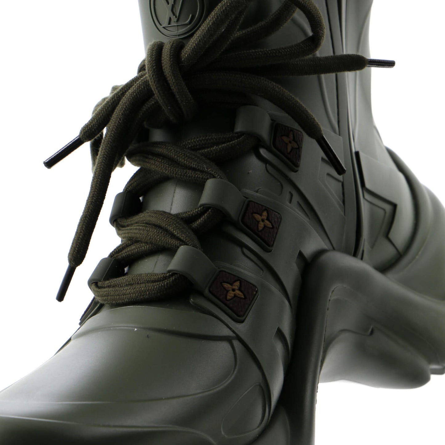 Louis Vuitton Women's Archlight Sneaker Boots Rubber with Monogram Canvas