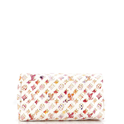 Louis Vuitton Speedy Handbag Monogram Watercolor Aquarelle 35