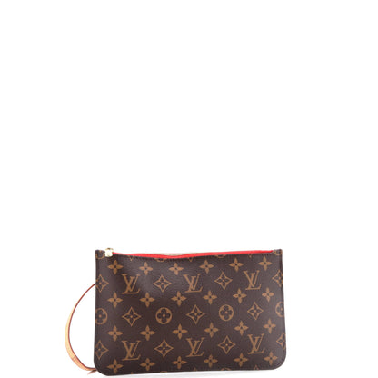 Louis Vuitton Neverfull Pochette Monogram Canvas Large