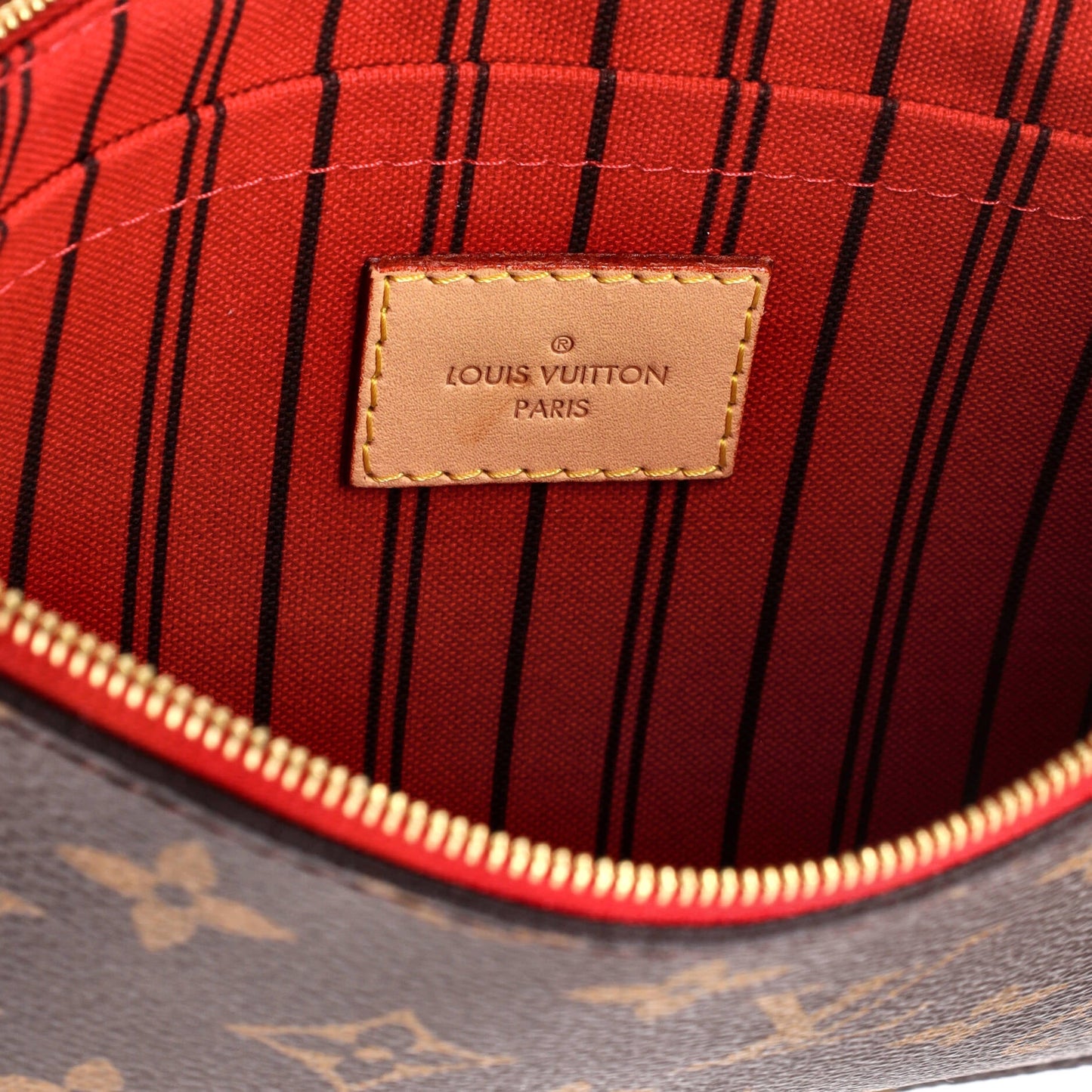 Louis Vuitton Neverfull Pochette Monogram Canvas Large