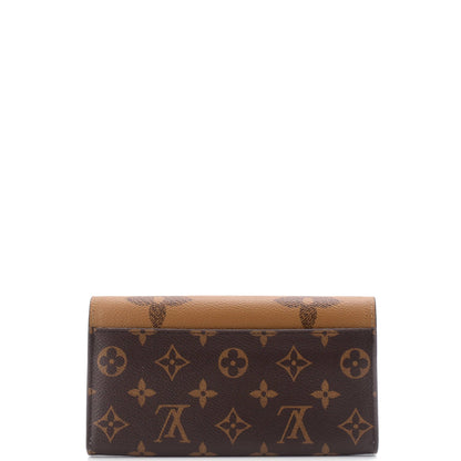 Louis Vuitton Sarah Wallet NM Reverse Monogram Giant and Monogram Canvas