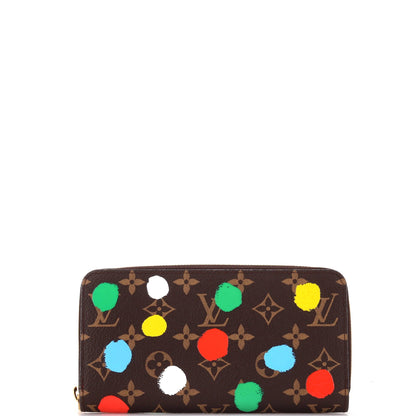 Louis Vuitton Zippy Wallet Yayoi Kusama Painted Dots Monogram Canvas