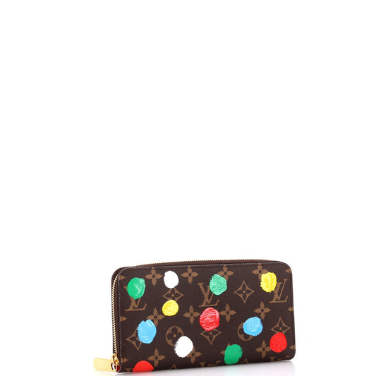 Louis Vuitton Zippy Wallet Yayoi Kusama Painted Dots Monogram Canvas