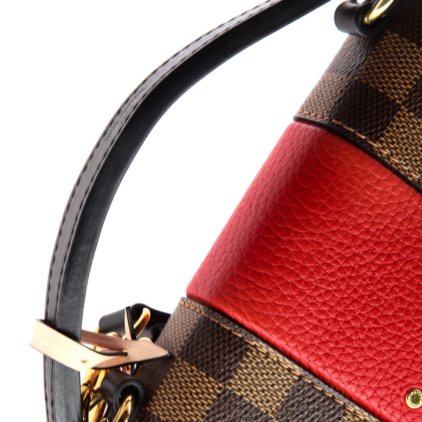 Louis Vuitton Bond Street Handbag Damier with Leather BB