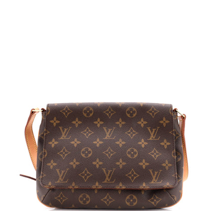 Louis Vuitton Musette Tango Handbag Monogram Canvas