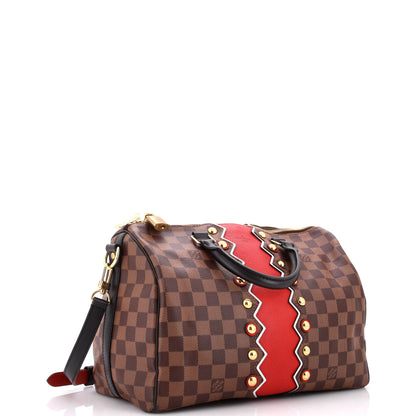Louis Vuitton Speedy Bandouliere Bag Limited Edition Damier Karakoram 30