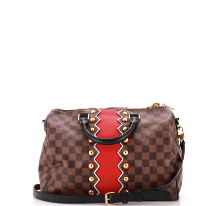 Louis Vuitton Speedy Bandouliere Bag Limited Edition Damier Karakoram 30