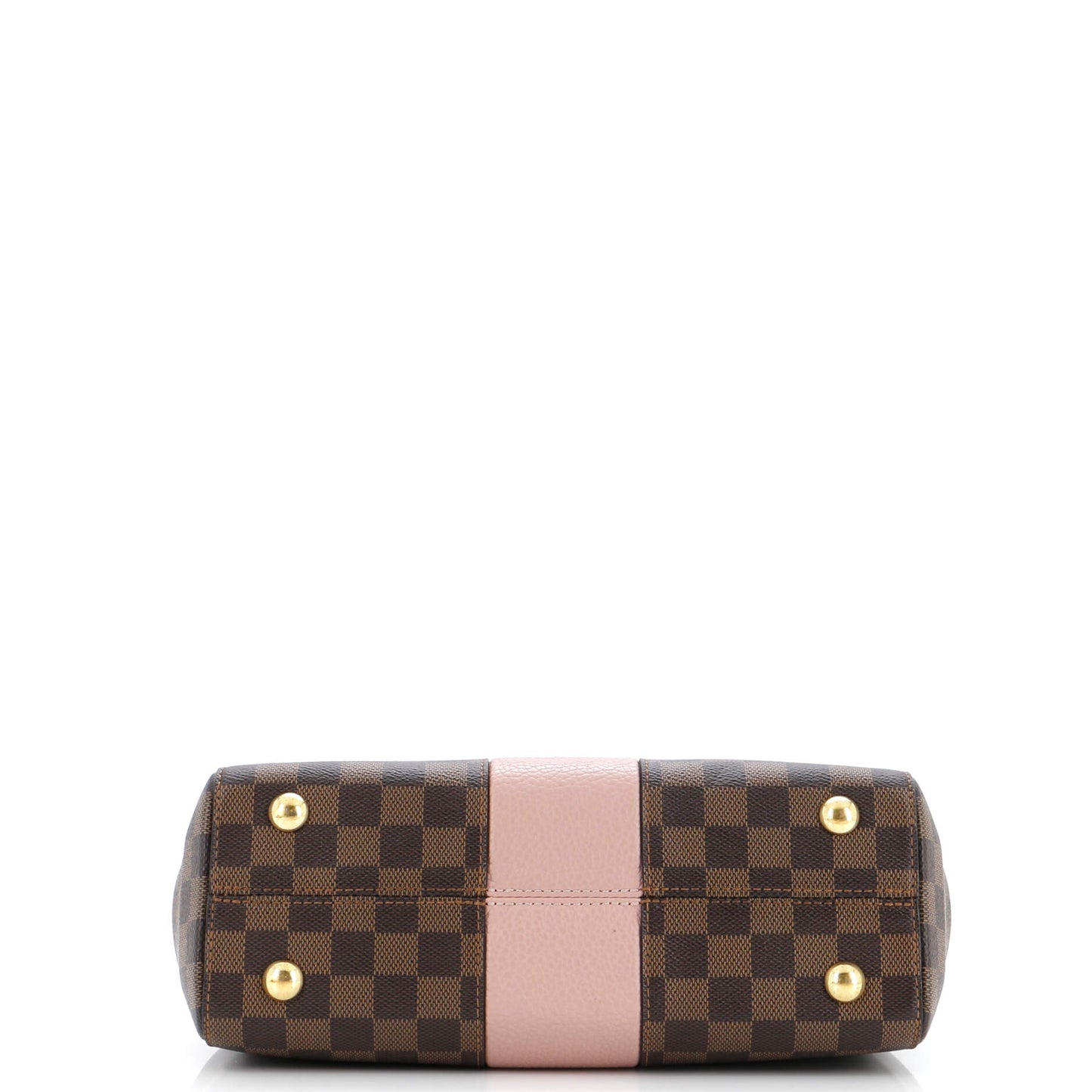Louis Vuitton Bond Street Handbag Damier with Leather MM
