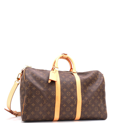 Louis Vuitton Keepall Bandouliere Bag Monogram Canvas 45