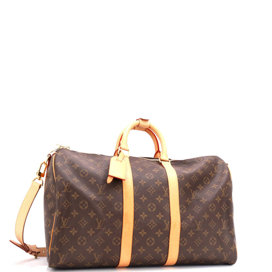 Louis Vuitton Keepall Bandouliere Bag Monogram Canvas 45
