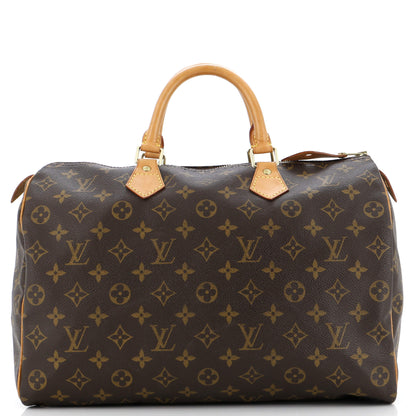 Louis Vuitton Speedy Handbag Monogram Canvas 35