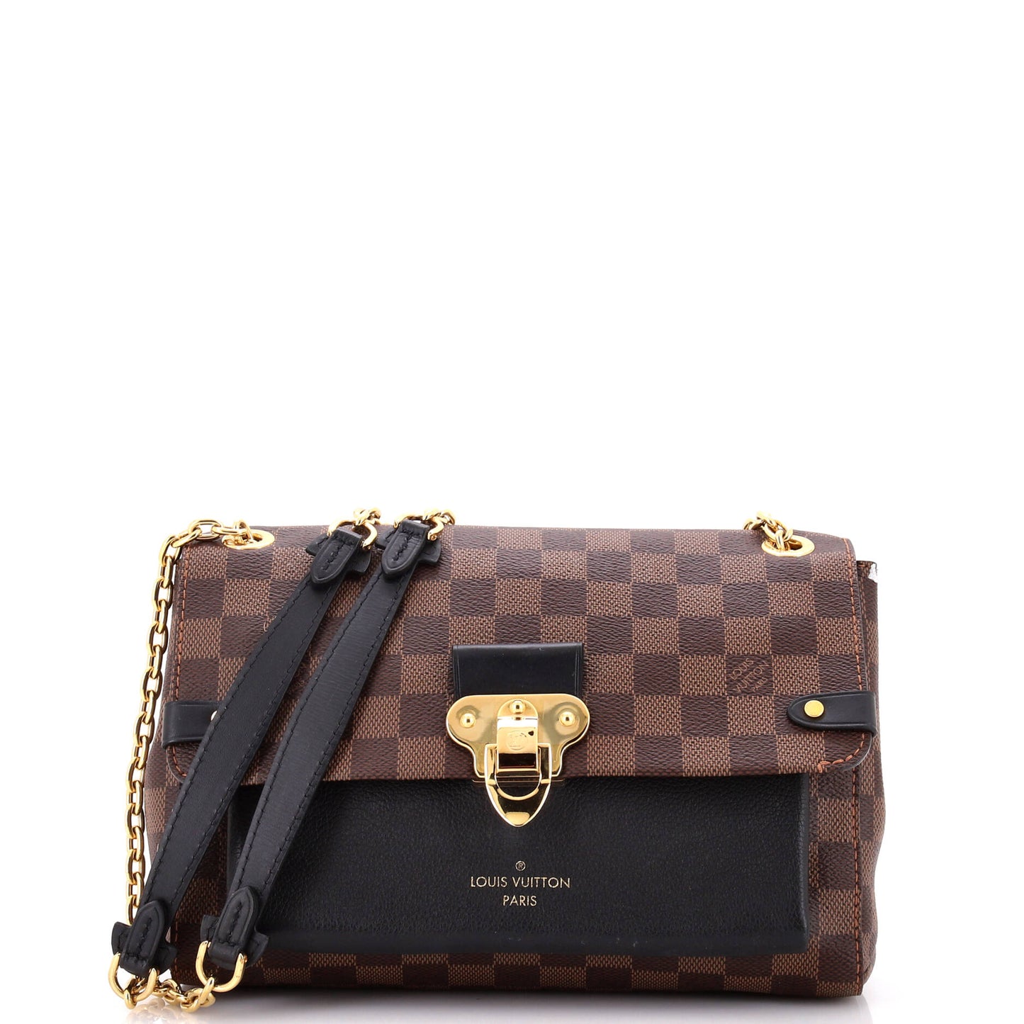 Louis Vuitton Vavin Handbag Damier with Leather PM