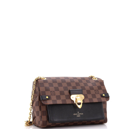 Louis Vuitton Vavin Handbag Damier with Leather PM