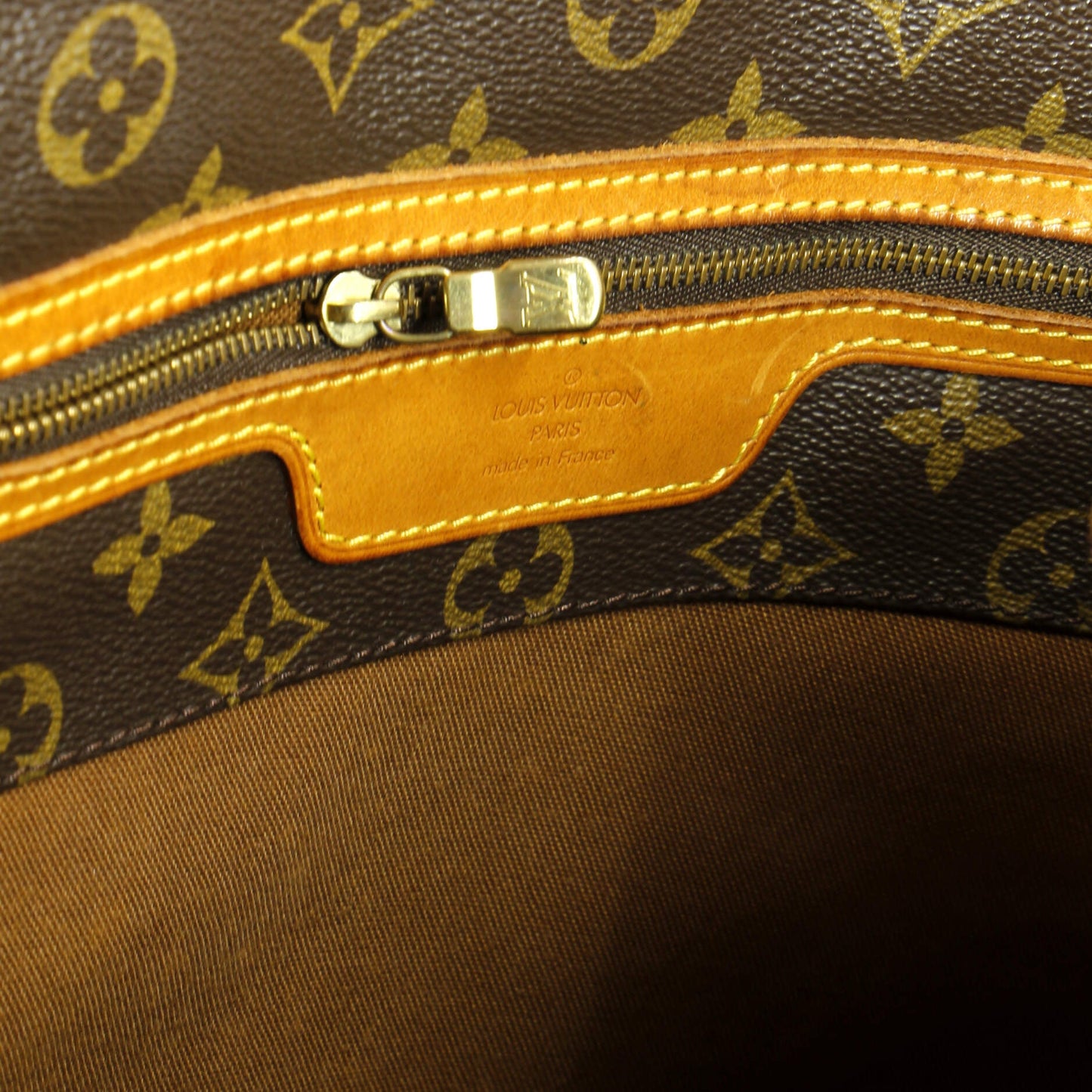 Louis Vuitton Shopping Sac Handbag Monogram Canvas MM