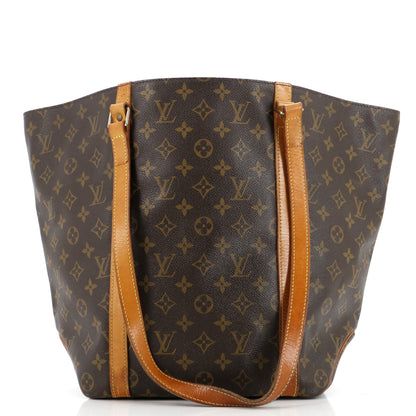 Louis Vuitton Shopping Sac Handbag Monogram Canvas MM