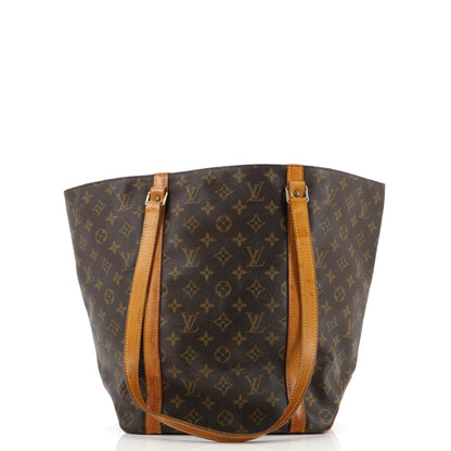Louis Vuitton Shopping Sac Handbag Monogram Canvas MM