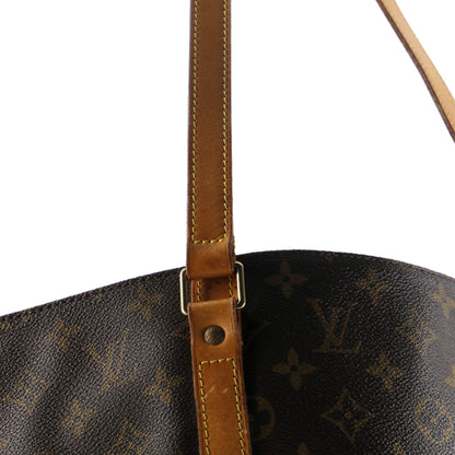 Louis Vuitton Shopping Sac Handbag Monogram Canvas MM