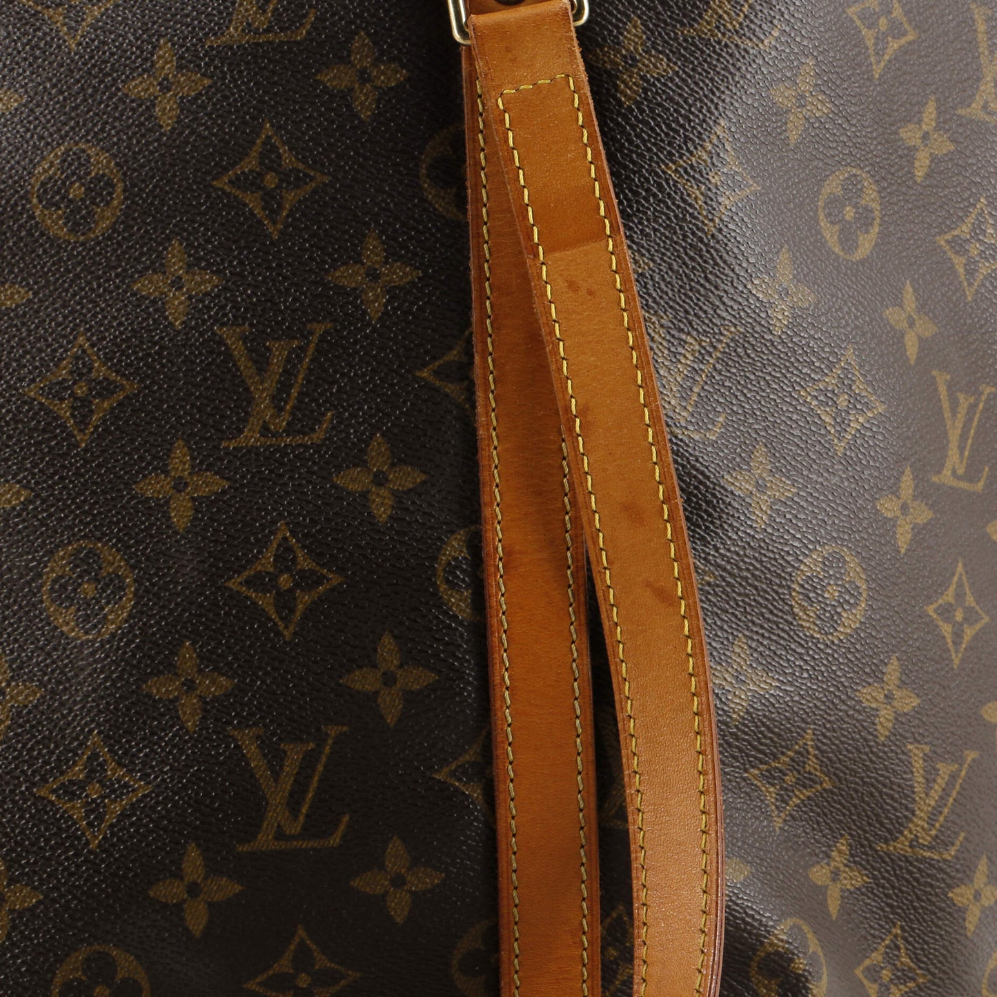Louis Vuitton Shopping Sac Handbag Monogram Canvas MM