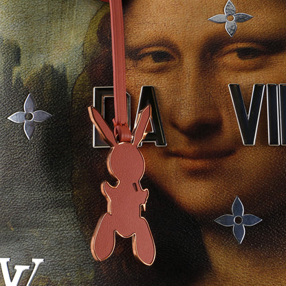 Louis Vuitton Neverfull NM Tote Limited Edition Jeff Koons Da Vinci Print Canvas MM