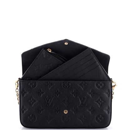 Louis Vuitton Felicie Pochette Monogram Empreinte Leather