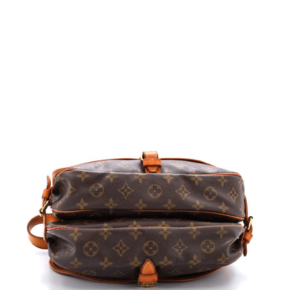 Louis Vuitton Saumur Handbag Monogram Canvas 30