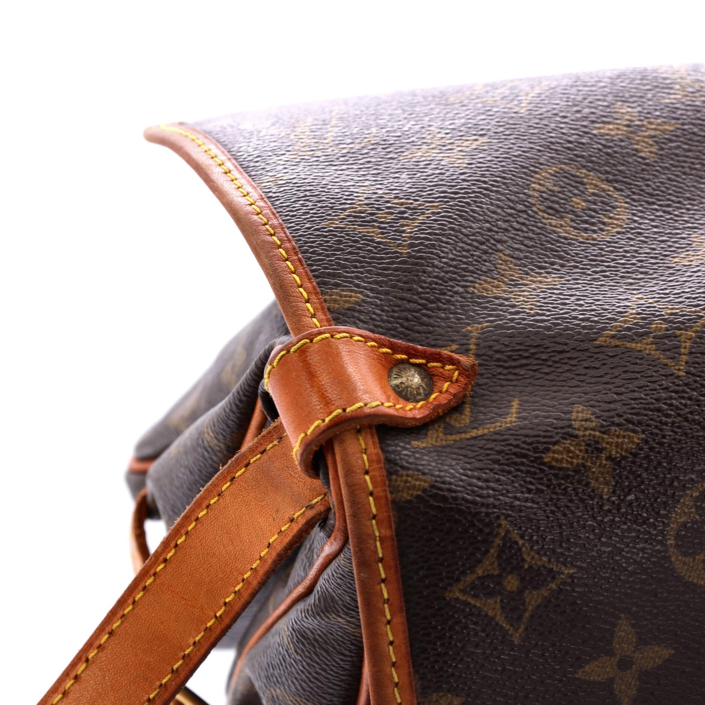 Louis Vuitton Saumur Handbag Monogram Canvas 30