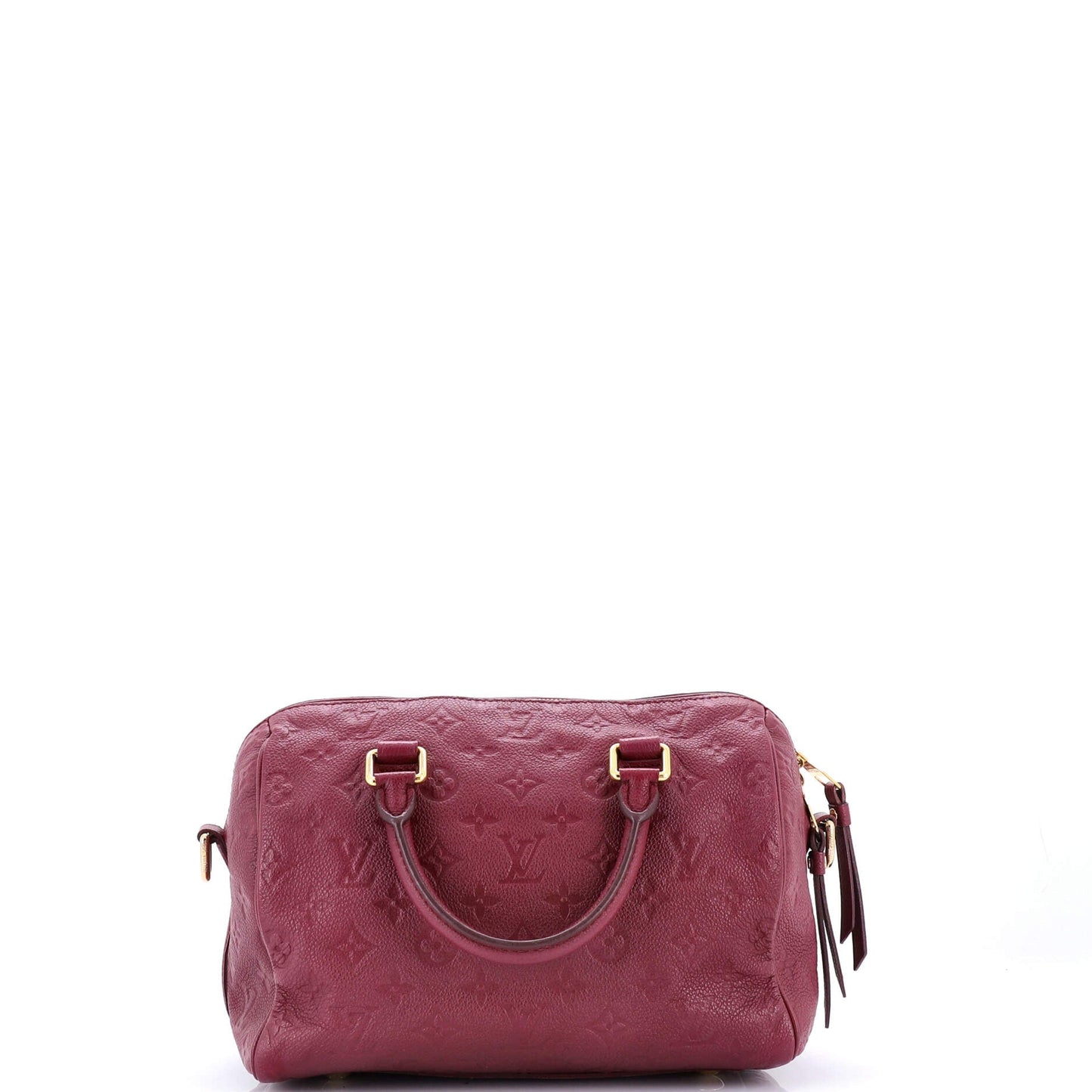 Louis Vuitton Speedy Bandouliere Bag Monogram Empreinte Leather 25