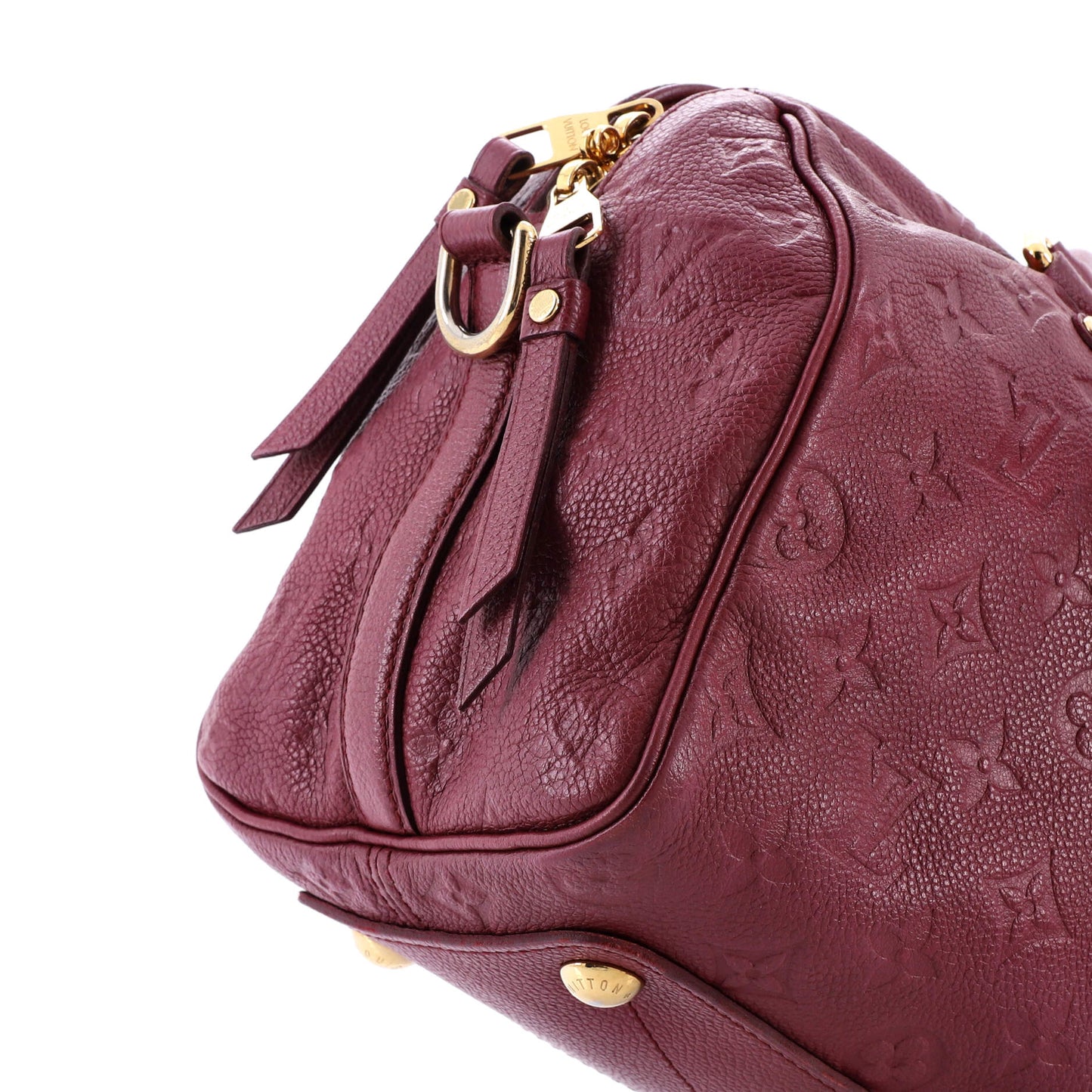 Louis Vuitton Speedy Bandouliere Bag Monogram Empreinte Leather 25