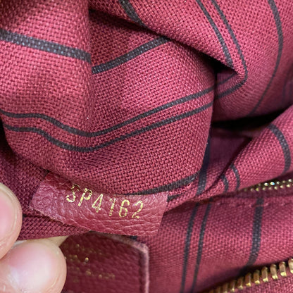 Louis Vuitton Speedy Bandouliere Bag Monogram Empreinte Leather 25