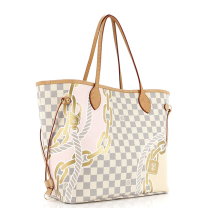 Louis Vuitton Neverfull NM Tote Limited Edition Nautical Damier MM