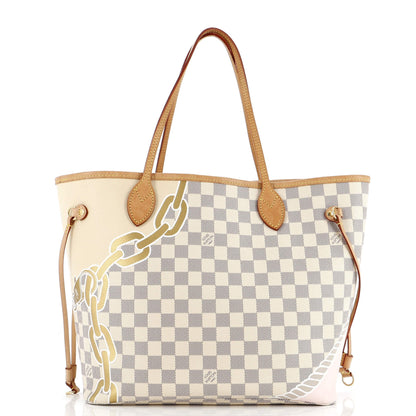 Louis Vuitton Neverfull NM Tote Limited Edition Nautical Damier MM