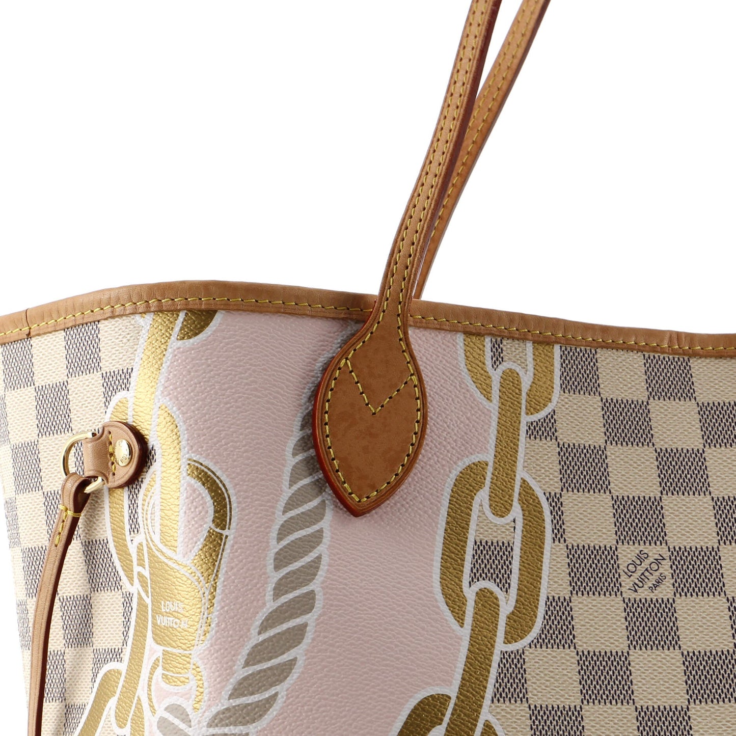 Louis Vuitton Neverfull NM Tote Limited Edition Nautical Damier MM