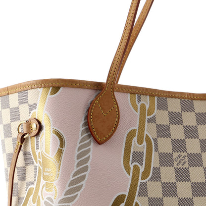 Louis Vuitton Neverfull NM Tote Limited Edition Nautical Damier MM