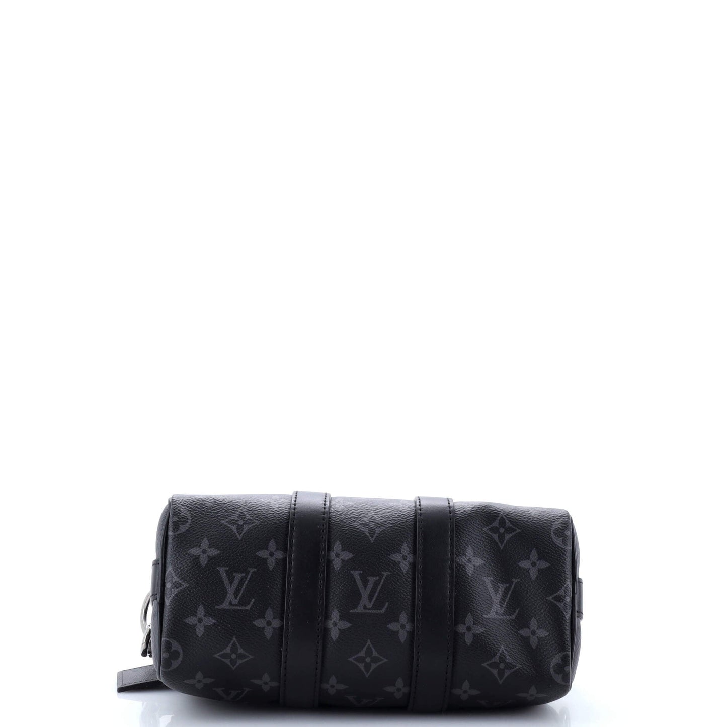 Louis Vuitton Keepall Bandouliere Bag Reverse Monogram Eclipse Canvas 25