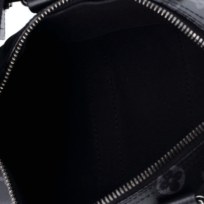 Louis Vuitton Keepall Bandouliere Bag Reverse Monogram Eclipse Canvas 25